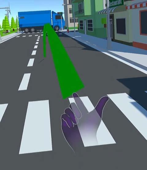 Image of Hand Gesture Navigation in Virtual Reality
