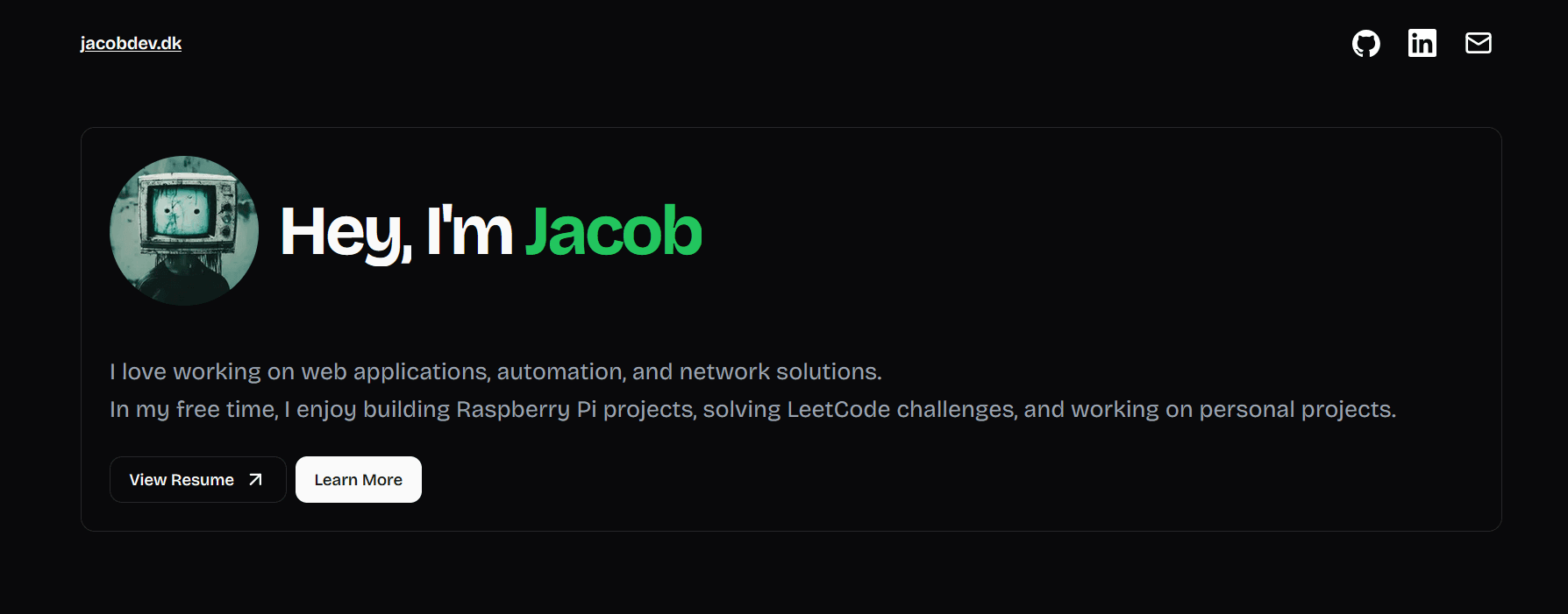 Banner image for Portfolio of Jacob Phillips